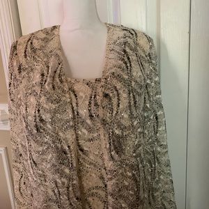 One piece sequin top